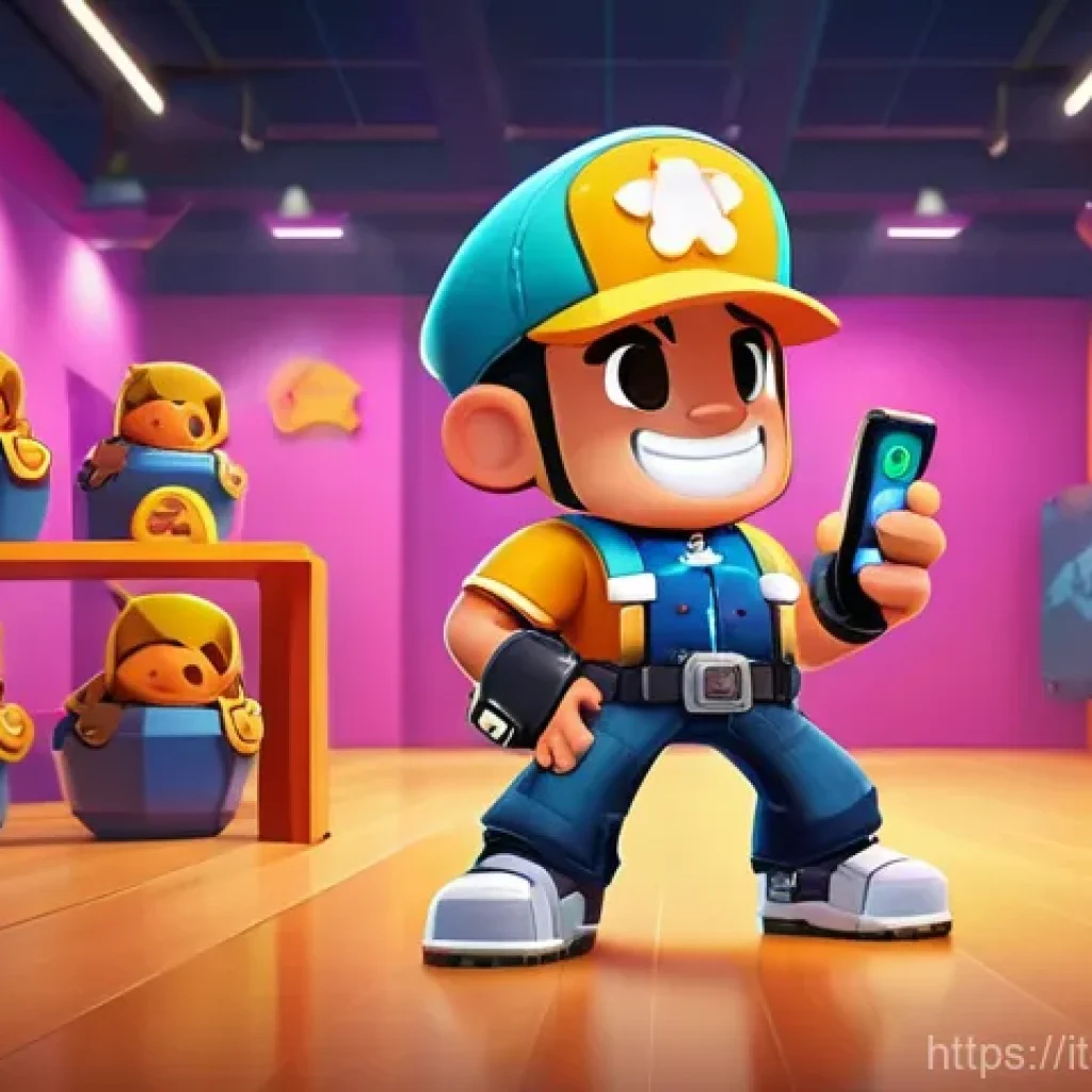 브롤스타즈 친구 초대 리워드 - **Prompt: Welcoming a New Brawler with Rewards**
    A vibrant, dynamic illustration depicting a che...