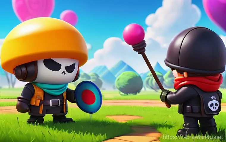 브롤스타즈 레온 상위 티어 공략 - **Prompt:** A dynamic, action-packed scene featuring Leon from Brawl Stars, in his iconic hooded jac...
