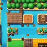 브롤스타즈 맵 에디터 사용법 - A detailed top-down view of a Brawl Stars style map editor interface featuring an intuitive toolbar ...